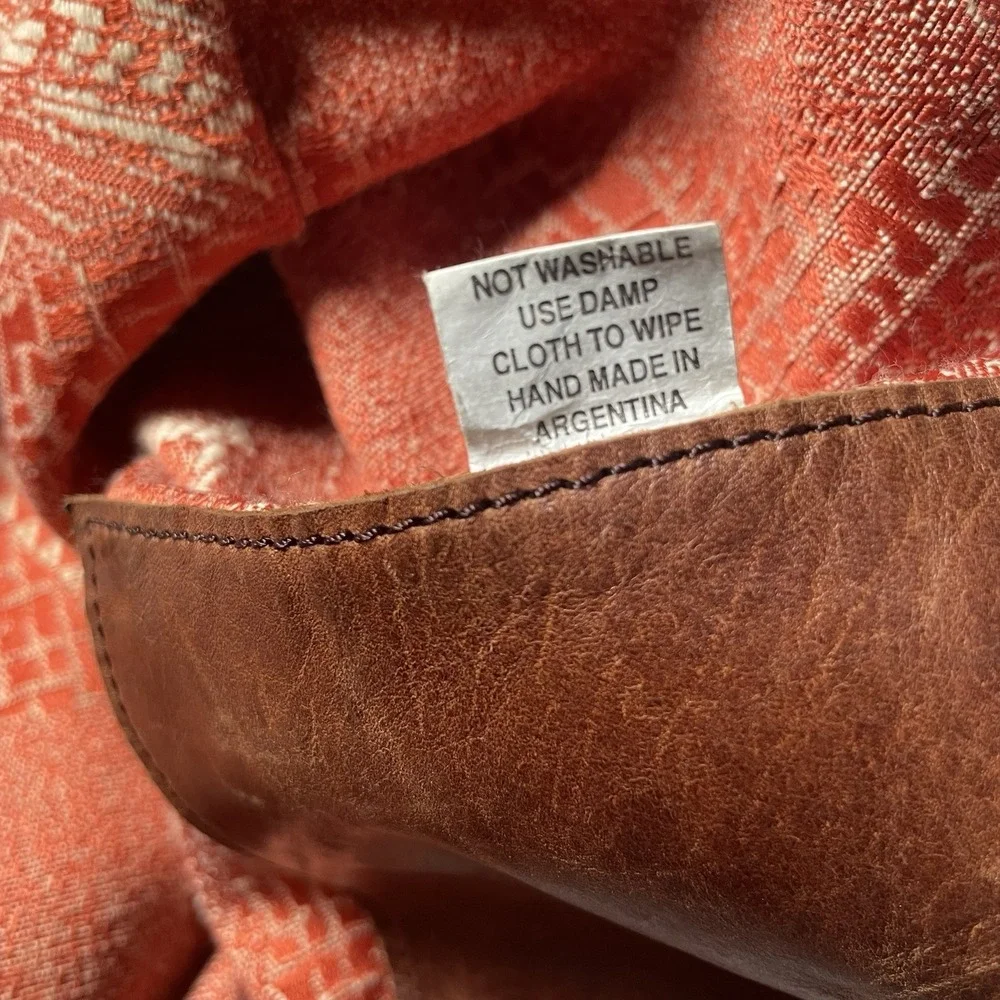 Genuine Cowhide‎ Leather Bag Handcrafted in Argentina